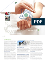 Rapport Annuel 2012-2013: 10 Ans de Mouvement