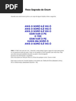 Reza Sagrada Da Oxum