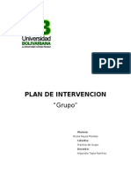 Plan de Intervencion de Grupo PDF