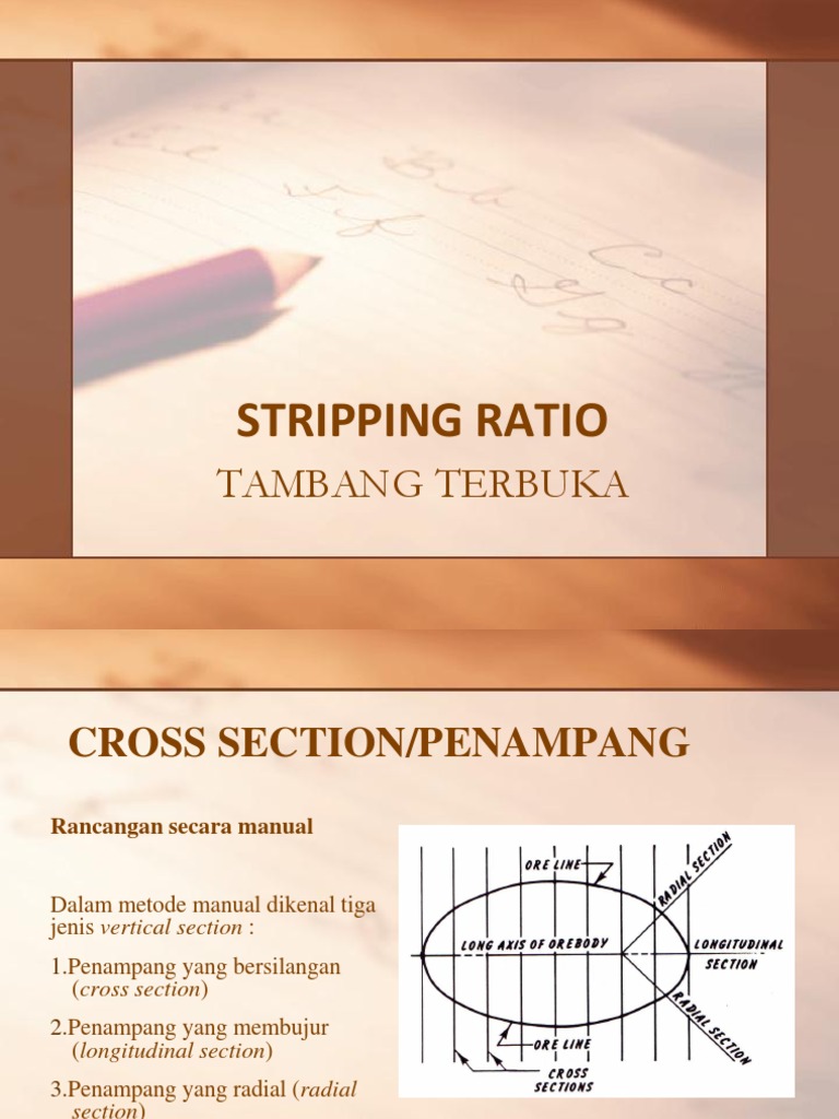 Analisis Stripping Ratio Tambang Terbuka | PDF