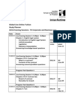 F4 Study Planner PDF