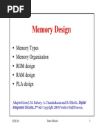 Memory Design PDF