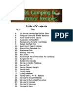 Table of Contents Recipes