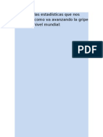 Estas Son Las Estadísticas Que Nos Informan Como Va Avanzando La Gripe Porcina A Nivel Mundial