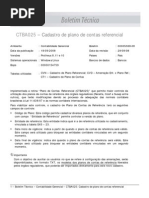 CTB - CTBA025 - Cadastro de Plano de Contas Referencial