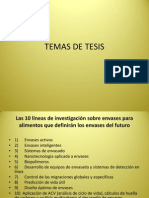 Temas de Tesis