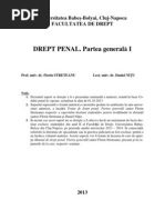 Curs - Penal - 2013 (1) .PDF Prof. Univ - Dr. FLORIN STRETEANU Lect - Univ.dr. DANIEL NITU