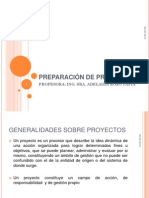 PREPARACIÓN DE PROYECTOS