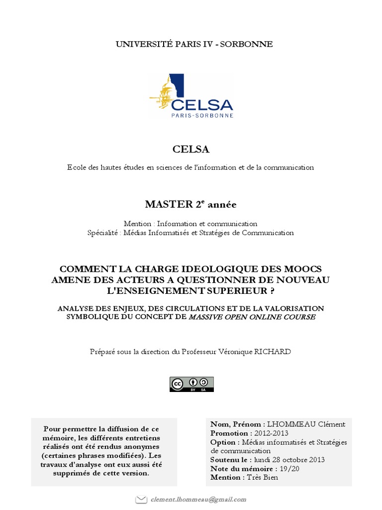 diplome universitaire celsa