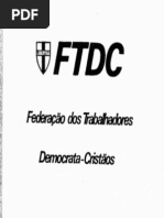 Manifesto de Fundação da FTDC - Federação dos Trabalhadores Democrata-Cristãos (1979)