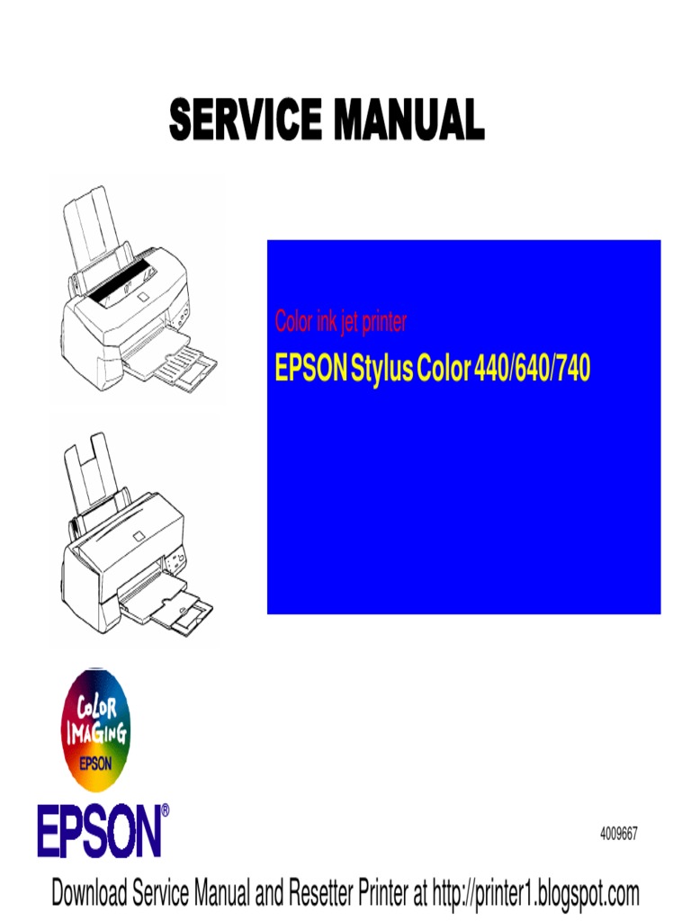 EPSON Stylus Color 440-640-740 Manual de Servicio | Usb | Electrical  Connector