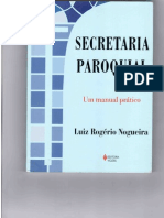 Capa Livro - Secretaria Paroquial