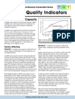 Available Water Capacity Sq Physical Indicator Sheet