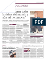 Podemos Tener Todas Las Ideas Del Mundo y Aun Así No Innovar