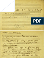 Caderno Musical de Anotações Curso Hans Joachim Koellreutter. 1944. Col. Guerra-Peixe