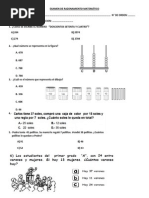 Examen de Razonamiento Matemático