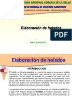 Elaboración de Helados