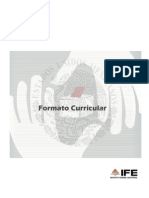 Formato Curricular Consejeros IFE