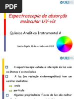 Espectroscopia de absorção molecular UV-vís