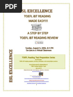 Download The TOEFL iBT Step By Step Reading Made Easy Seminar by PROFESSOR SNYDER SN18221169 doc pdf
