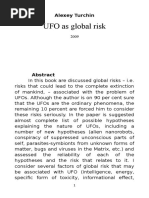 UFO as Global Risk