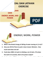 SOAL DAN LATIHAN EXERCISE ENERGY, WORK, AND POWER