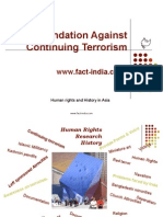 Foundation Against Continuing Terrorism: Human Rights and History in Asia