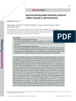 Altering The Rest Interval During High-Intensity Interval. 2013