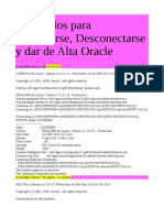 Comandos Completo Para Oracle