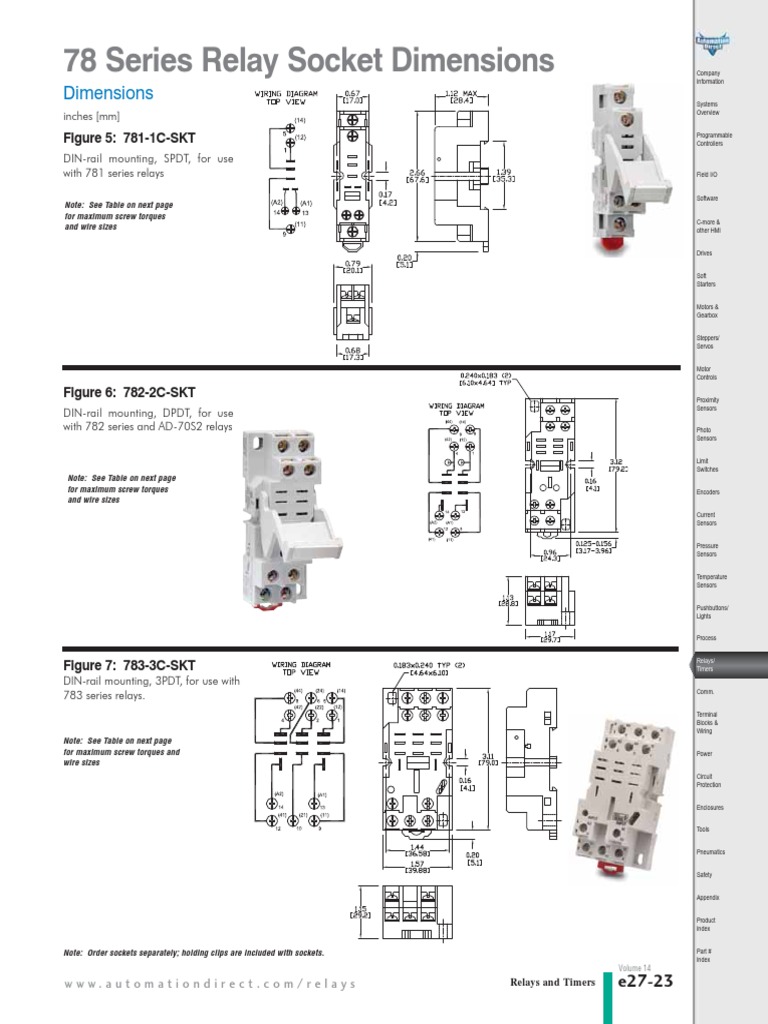 78 Series Relay Socket Overview | PDF | Technology & Engineering