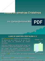 Clases de Simetrías Cristalinas