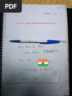 Vajiram Ethics Integrity & Aptitude Class Notes Part 1 PDF