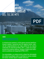Proyecto para La Regeneración Del Entorno Urbano Del Tec de Monterrey