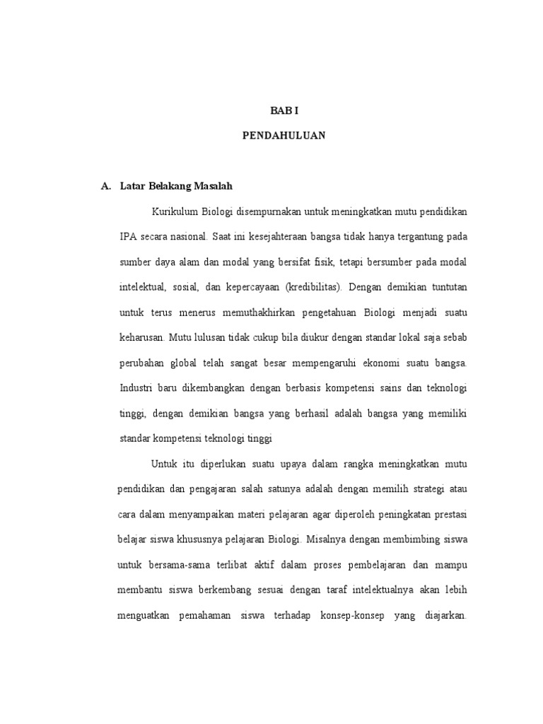 Contoh Ptk Biologi Doc
