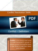 Conflict Resolution Skills