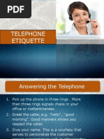 Download Telephone Etiquetteppt by MMM Training Solutions SN182260281 doc pdf
