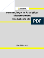 Terminology in Analytical Measurement Terminology in Analytical Measurement