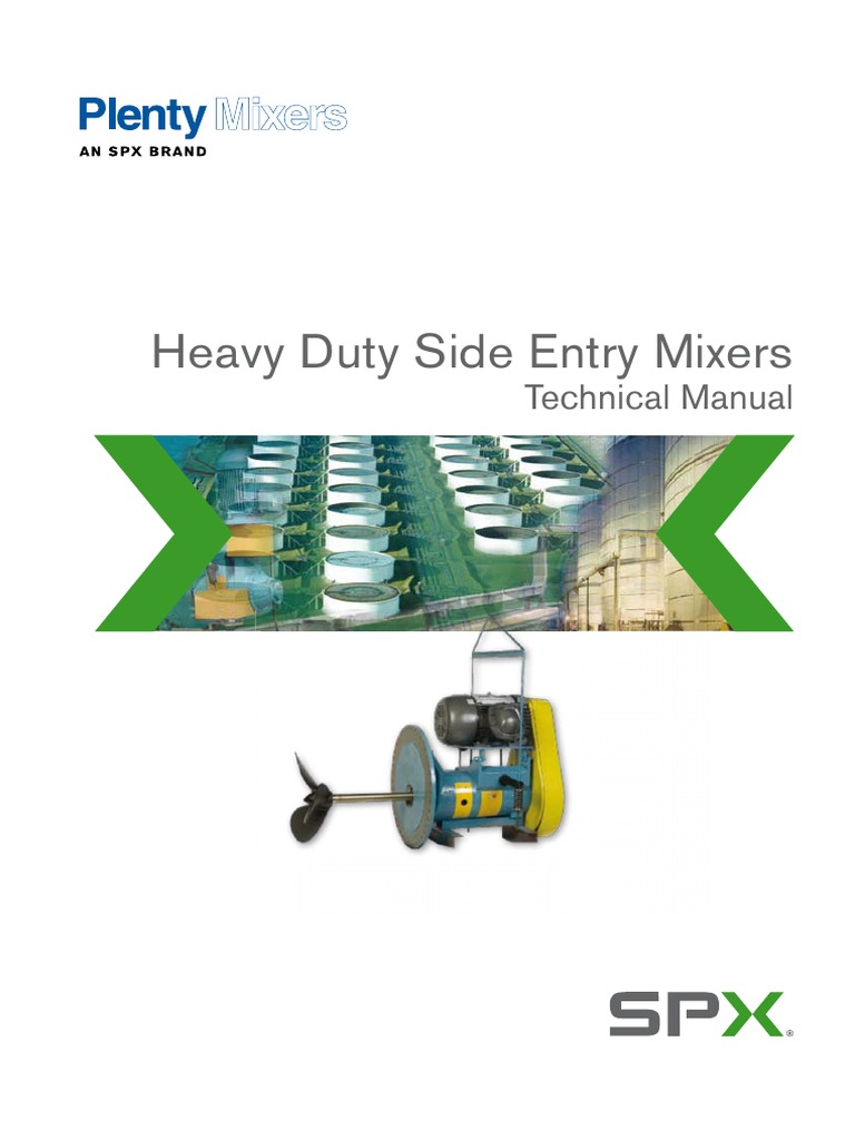 SPXPlenty Mixer.pdf Belt (Mechanical) Pump