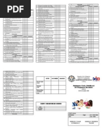 Eccd Checklist