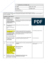 1 1 2 3year 8 Music Practical Lesson Plan 3 WK 9