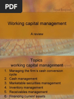 Working Capital Management