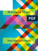 Behavioral Model (Combined)