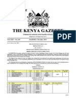 Gazettee Notice Nominated County Assembly Wards PDF