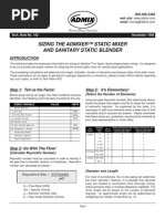 Mixer Sizing