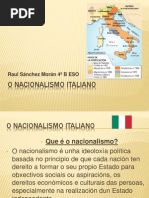 EL NACIONALISMO ITALIANO Raul Sanchez Morán