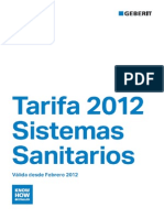 GEBERIT Sistemas Sanitarios 2012