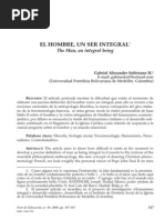 El Hombre Un Ser Integral