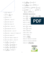 Formulas de Integrales