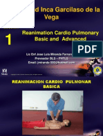 1.- Reanimacion Basica y Avanzada 2013