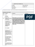 Year 7 Drama Lesson Plan 4 Week 9